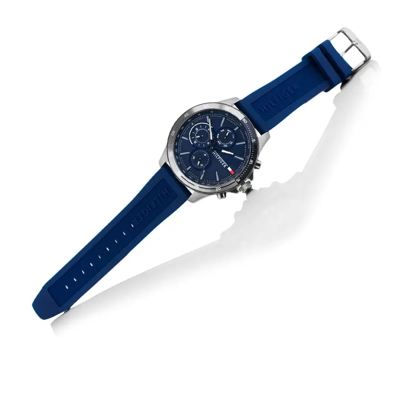 Tommy Hilfiger Bank Chronograph Blue Dial Men’s Watch- 1791721